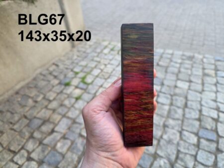 Drewno stabilizowane bloczek BLG67
